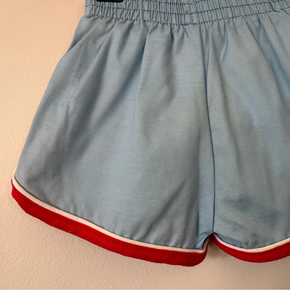 Vintage Carters Shorts 70s 80s Baby Toddler Size 12 Month Retro Lined Athletic